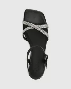 Wittner Aliyah Leather Diamante Trim Sandals Black -Sandals Sales Shop http3A2F2Fstatic.theiconic.com .au2Fp2Fwittner 3799 0596051 5