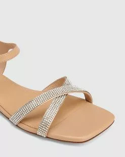 Wittner Aliyah Leather Diamante Trim Sandals Beige -Sandals Sales Shop http3A2F2Fstatic.theiconic.com .au2Fp2Fwittner 3926 1596051 3