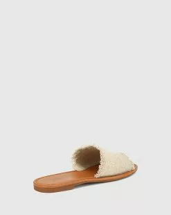 Wittner Barron Linen Flat Slides Beige -Sandals Sales Shop http3A2F2Fstatic.theiconic.com .au2Fp2Fwittner 4597 4218911 4