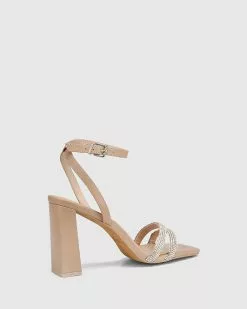 Wittner Rosalie Leather Diamante Straps Sandals Beige -Sandals Sales Shop http3A2F2Fstatic.theiconic.com .au2Fp2Fwittner 4602 4643151 4
