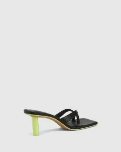 Wittner Kandie Leather Round Heel Square Toe Sandals Black -Sandals Sales Shop http3A2F2Fstatic.theiconic.com .au2Fp2Fwittner 4837 8892021 4