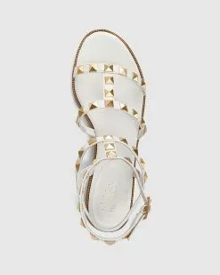 Wittner Tahara Leather Stud Sandals White -Sandals Sales Shop http3A2F2Fstatic.theiconic.com .au2Fp2Fwittner 4972 7353941 5