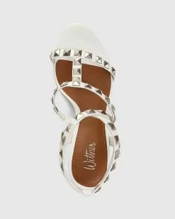 Wittner Rye Leather Stud Sandals White -Sandals Sales Shop http3A2F2Fstatic.theiconic.com .au2Fp2Fwittner 4984 1565941 5