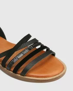 Wittner Cayenne Multi Leather Flat Strappy Sandals Black -Sandals Sales Shop http3A2F2Fstatic.theiconic.com .au2Fp2Fwittner 5019 7129221 3