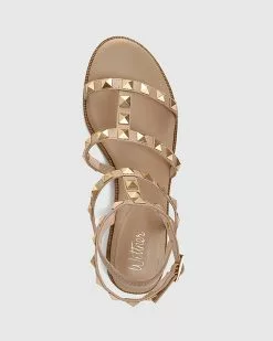 Wittner Tahara Leather Stud Sandals Beige -Sandals Sales Shop http3A2F2Fstatic.theiconic.com .au2Fp2Fwittner 5097 6353941 5
