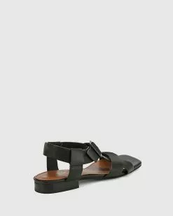 Wittner Aneese Leather Flat Sandals Black -Sandals Sales Shop http3A2F2Fstatic.theiconic.com .au2Fp2Fwittner 5116 6218911 4