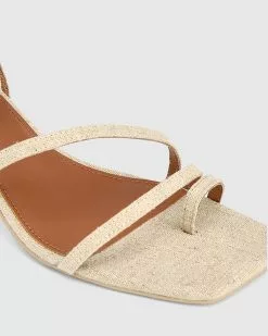 Wittner Kaiya Linen Strappy Sculptured Heel Sandals Beige -Sandals Sales Shop http3A2F2Fstatic.theiconic.com .au2Fp2Fwittner 5124 2463121 3