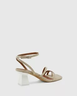 Wittner Kaiya Linen Strappy Sculptured Heel Sandals Beige -Sandals Sales Shop http3A2F2Fstatic.theiconic.com .au2Fp2Fwittner 5127 2463121 4