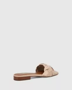 Wittner Artica Woven Leather Flat Slides Beige -Sandals Sales Shop http3A2F2Fstatic.theiconic.com .au2Fp2Fwittner 5315 3625821 4