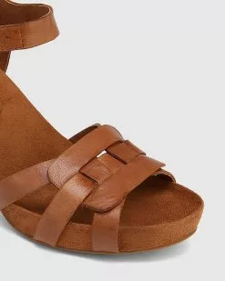 Wittner Caliko Leather Block Heel Sandals Tan -Sandals Sales Shop http3A2F2Fstatic.theiconic.com .au2Fp2Fwittner 5337 5648941 3