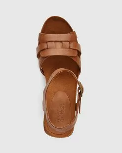 Wittner Caliko Leather Block Heel Sandals Tan -Sandals Sales Shop http3A2F2Fstatic.theiconic.com .au2Fp2Fwittner 5342 5648941 5