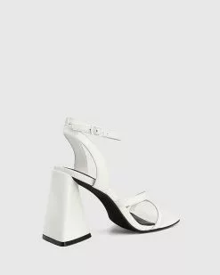Wittner Raychie Patent Leather Angular Heel Sandals White -Sandals Sales Shop http3A2F2Fstatic.theiconic.com .au2Fp2Fwittner 6085 1346931 4