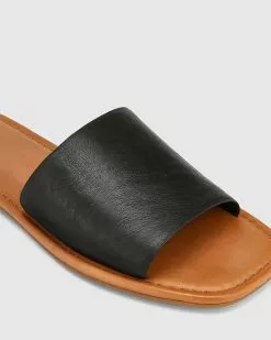 Wittner Barron Leather Flat Slides Black -Sandals Sales Shop http3A2F2Fstatic.theiconic.com .au2Fp2Fwittner 6097 8740021 3