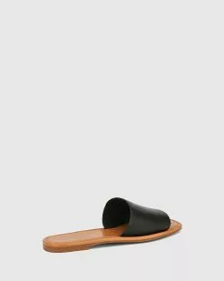 Wittner Barron Leather Flat Slides Black -Sandals Sales Shop http3A2F2Fstatic.theiconic.com .au2Fp2Fwittner 6099 8740021 4