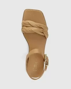 Wittner Lismore Leather Twisted Strap Sandals Tan -Sandals Sales Shop http3A2F2Fstatic.theiconic.com .au2Fp2Fwittner 6151 2829641 5