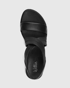 Wittner Lively Leather Strappy Sandals Black -Sandals Sales Shop http3A2F2Fstatic.theiconic.com .au2Fp2Fwittner 6190 6829641 5
