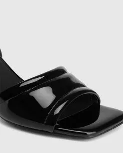 Wittner Krauss Patent Leather Angular Heel Sandals Black -Sandals Sales Shop http3A2F2Fstatic.theiconic.com .au2Fp2Fwittner 6223 2346931 3