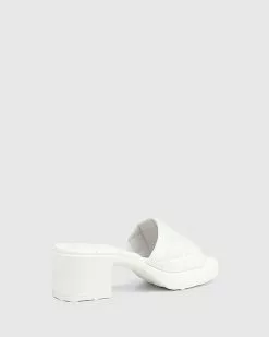 Wittner Kiyomi Quilted Leather Heeled Slides White -Sandals Sales Shop http3A2F2Fstatic.theiconic.com .au2Fp2Fwittner 6443 0609441 4