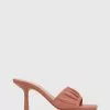 Wittner Caitlyn Leather Stiletto Heel Sandals Pink