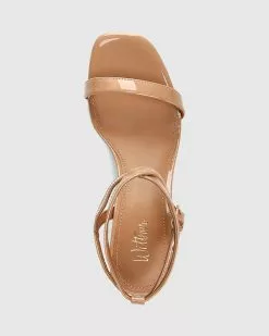 Wittner Carelinah Patent Leather Block Heel Sandals Tan -Sandals Sales Shop http3A2F2Fstatic.theiconic.com .au2Fp2Fwittner 7092 3646351 5