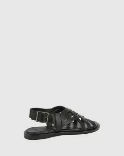Wittner Chalamet Leather Woven Strap Sandals Black -Sandals Sales Shop http3A2F2Fstatic.theiconic.com .au2Fp2Fwittner 7210 6099021 4
