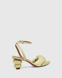 Wittner Visser Leather Round Sculptured Heel Sandals Green -Sandals Sales Shop http3A2F2Fstatic.theiconic.com .au2Fp2Fwittner 8177 2114041 4