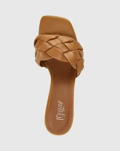Wittner Combs Woven Leather Stiletto Heel Sandals Tan -Sandals Sales Shop http3A2F2Fstatic.theiconic.com .au2Fp2Fwittner 8630 9944521 5