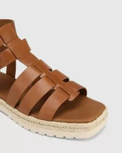 Wittner Dory Leather Strappy Sandals Tan -Sandals Sales Shop http3A2F2Fstatic.theiconic.com .au2Fp2Fwittner 9542 7496051 3