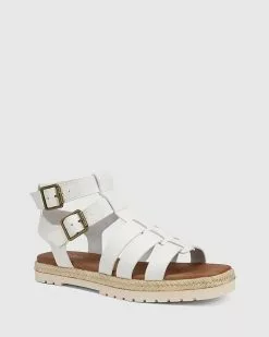 Wittner Dory Leather Strappy Sandals White -Sandals Sales Shop http3A2F2Fstatic.theiconic.com .au2Fp2Fwittner 9607 9496051 2