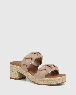 Wittner Kimber Leather Espadrille Slides Bone -Sandals Sales Shop http3A2F2Fstatic.theiconic.com .au2Fp2Fwittner 9619 8465941 2