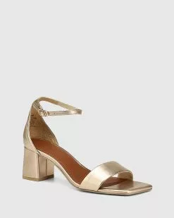 Wittner Karamo Block Heel Sandals Metallic -Sandals Sales Shop http3A2F2Fstatic.theiconic.com .au2Fp2Fwittner 9652 6781151 2