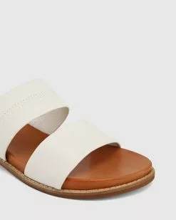 Wittner Lexy Stretch Leather Double Strap Slides White -Sandals Sales Shop http3A2F2Fstatic.theiconic.com .au2Fp2Fwittner 9710 3494841 3