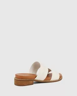 Wittner Lexy Stretch Leather Double Strap Slides White -Sandals Sales Shop http3A2F2Fstatic.theiconic.com .au2Fp2Fwittner 9712 3494841 4