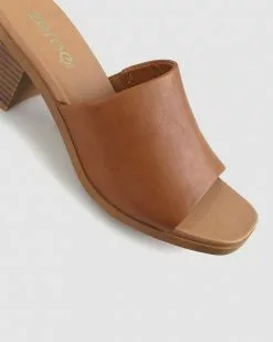 Zeroe Posey 2 Block Heel Sandals Tan -Sandals Sales Shop http3A2F2Fstatic.theiconic.com .au2Fp2Fzeroe 0294 6371931 4