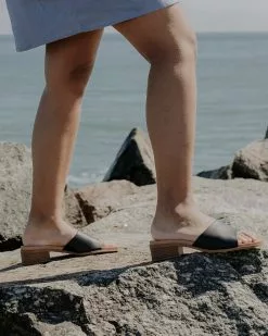 Zeroe Clover Recycled Block Heel Sandals Black -Sandals Sales Shop http3A2F2Fstatic.theiconic.com .au2Fp2Fzeroe 4594 5884441 5