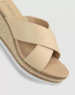 Zeroe Wide Fit Keeper Wedges Latte -Sandals Sales Shop http3A2F2Fstatic.theiconic.com .au2Fp2Fzeroe 5484 3789241 4