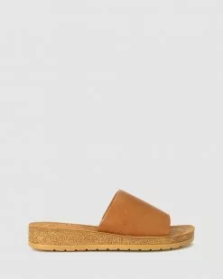 Zeroe Rush Comfort Mule Sandals Tan