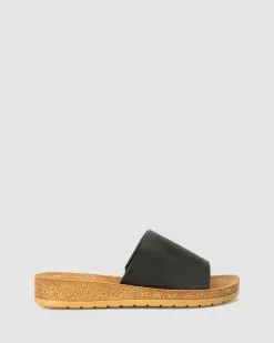 Zeroe Rush Comfort Mule Sandals Black