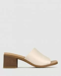 Zeroe Posey 2 Block Heel Sandals Bone