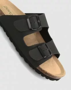 Zeroe Sully Cushioned Footbed Sandals Black -Sandals Sales Shop http3A2F2Fstatic.theiconic.com .au2Fp2Fzeroe 8490 5841251 4