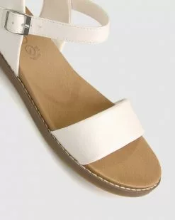 Zeroe Wide Fit Atlas Footbed Sandals White -Sandals Sales Shop http3A2F2Fstatic.theiconic.com .au2Fp2Fzeroe 8502 9983711 4