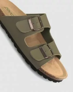 Zeroe Sully Cushioned Footbed Sandals Olive -Sandals Sales Shop http3A2F2Fstatic.theiconic.com .au2Fp2Fzeroe 8509 7841251 4