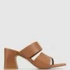 ZU Malta Leather Mules Tan
