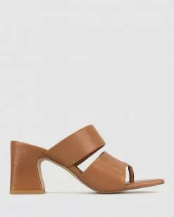 ZU Malta Leather Mules Tan